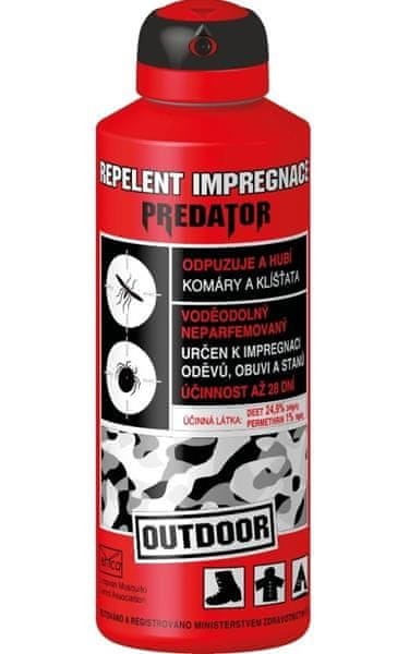 Predator OUTDOOR repelentný impregnácia spray 200ml
